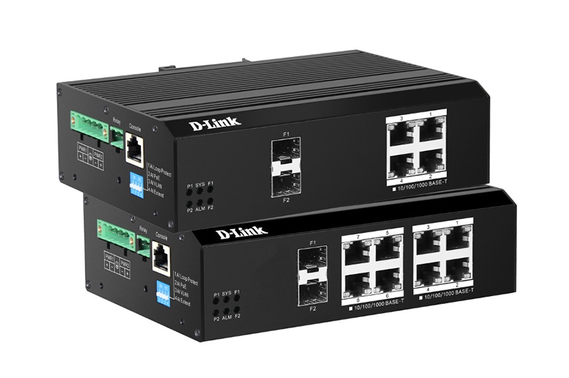 D-Link launches new DIS Series of Industrial Gigabit Switches with Long ...