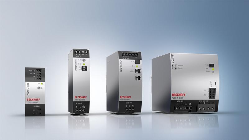 PS device series from Beckhoff: compact and universal 24/48V DC power supplies